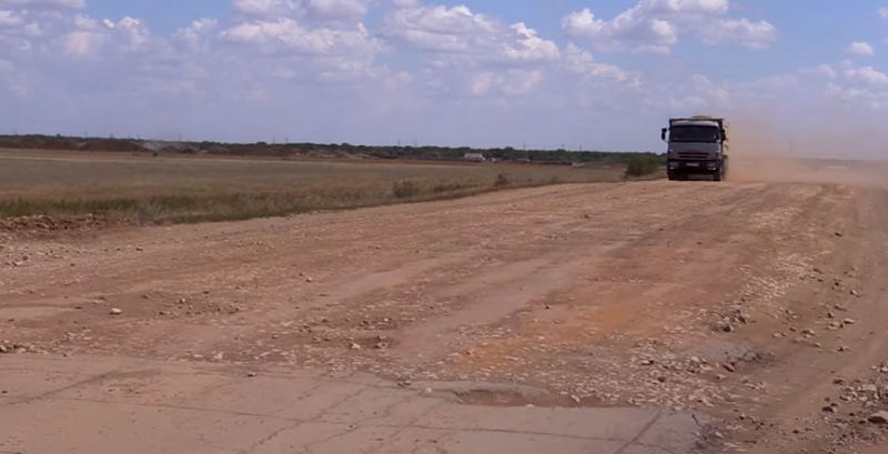 дорога для тяжёлых грузовиков 